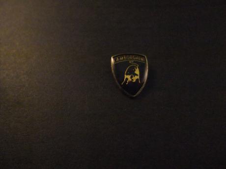 Lamborghini sportwagen zwart -goudkleurig logo